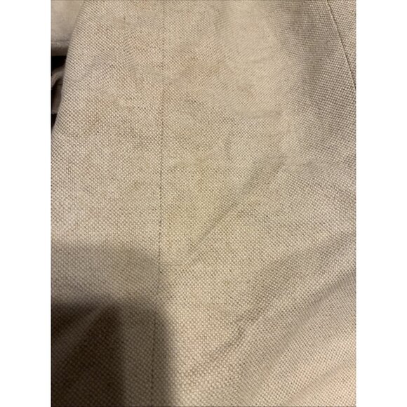 Prada Authentic Solid Light Beige Linen Cotton Tank Midi Dress IT 44 Medium US 8 - Picture 9 of 9